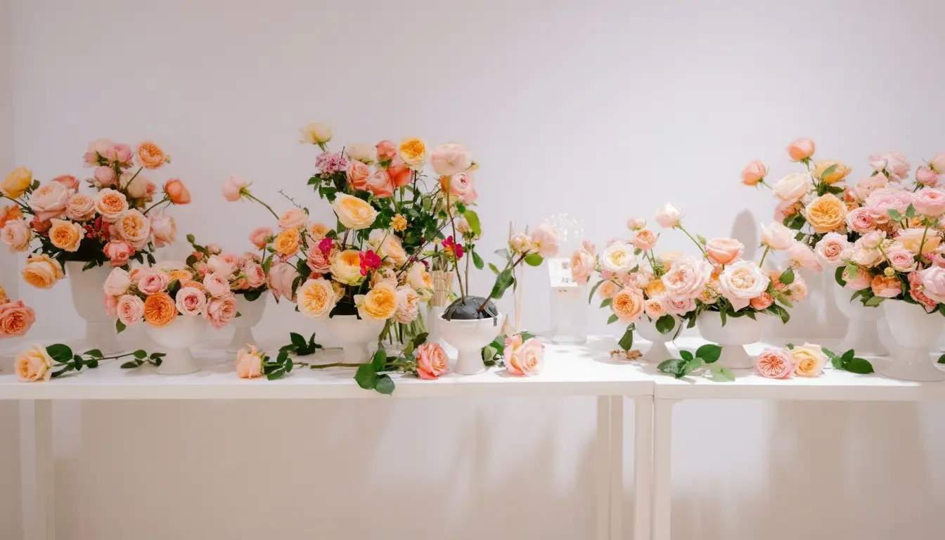 Floral centerpiece arrangement